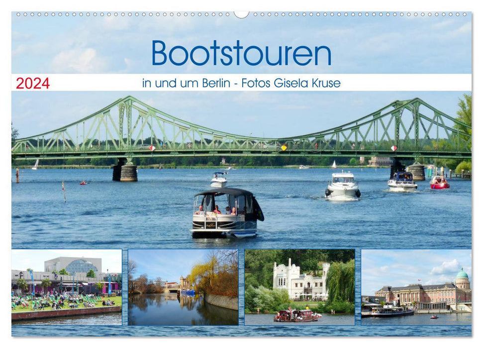 Bootstouren in und um Berlin (CALVENDO Wandkalender 2024)