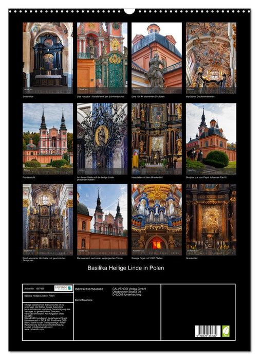 Basilika Heilige Linde in Polen (CALVENDO Wandkalender 2024)