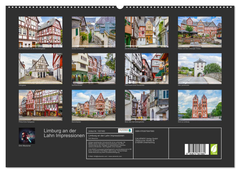 Limburg an der Lahn Impressionen (CALVENDO Premium Wandkalender 2024)