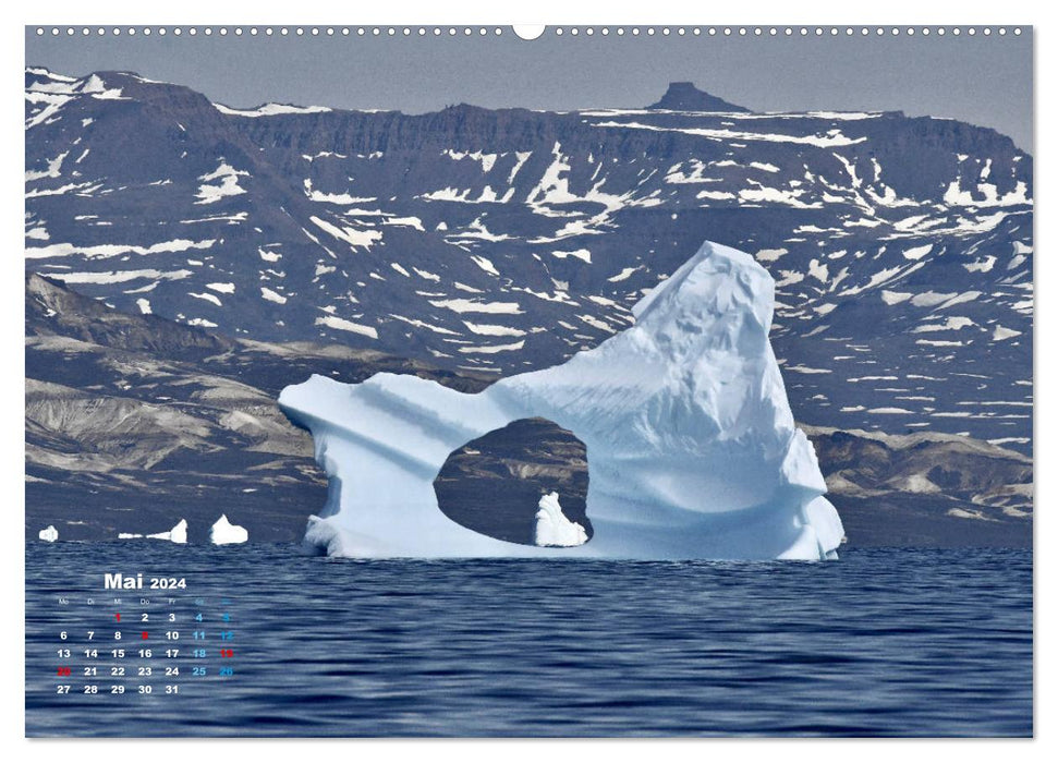 Eisbergzauber (CALVENDO Premium Wandkalender 2024)