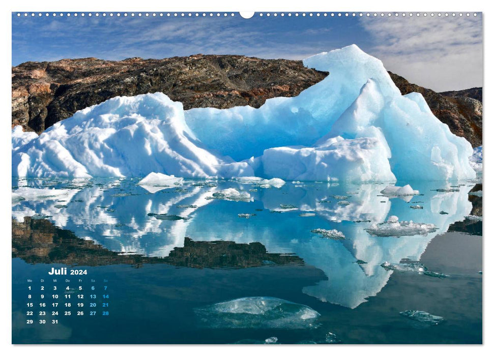 Eisbergzauber (CALVENDO Premium Wandkalender 2024)