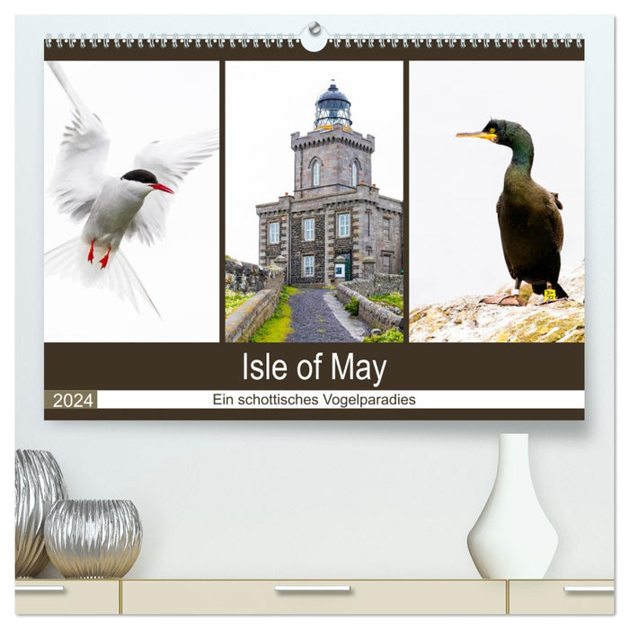 Isle of May - Ein schottisches Vogelparadies (CALVENDO Premium Wandkalender 2024)