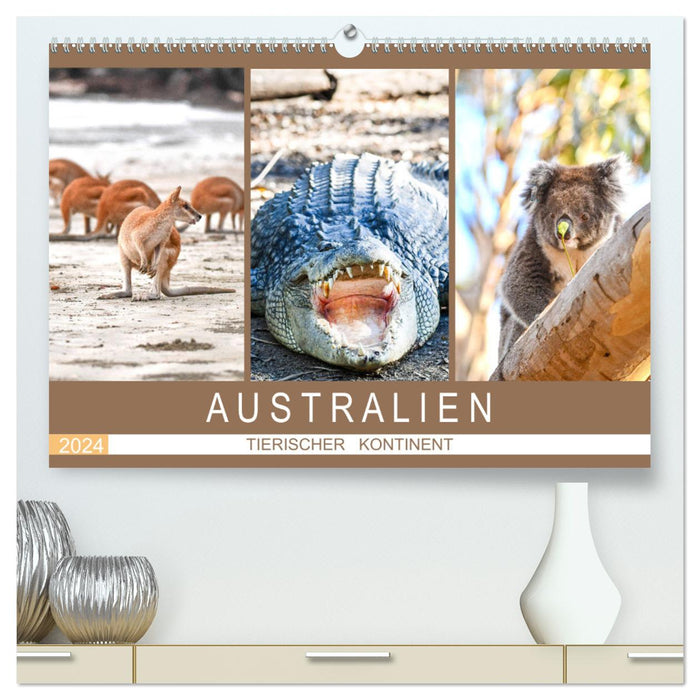 Australien, tierischer Kontinent (CALVENDO Premium Wandkalender 2024)