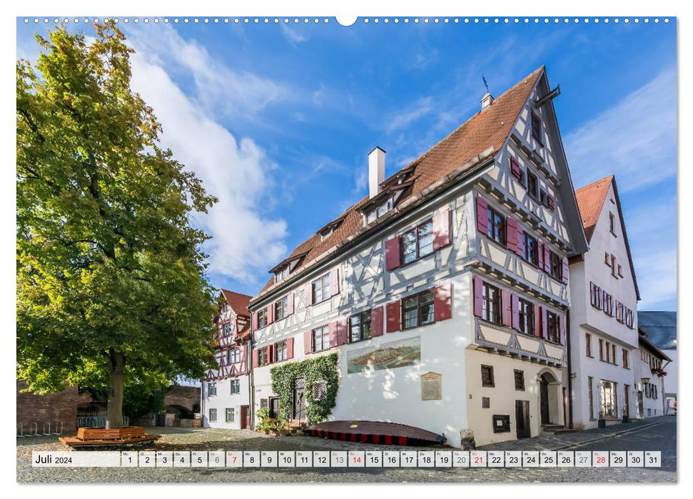 ULM Idyllisches Stadtherz (CALVENDO Premium Wandkalender 2024)