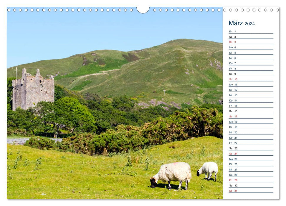 Isle of Mull - Ein schottisches Naturparadies (CALVENDO Wandkalender 2024)