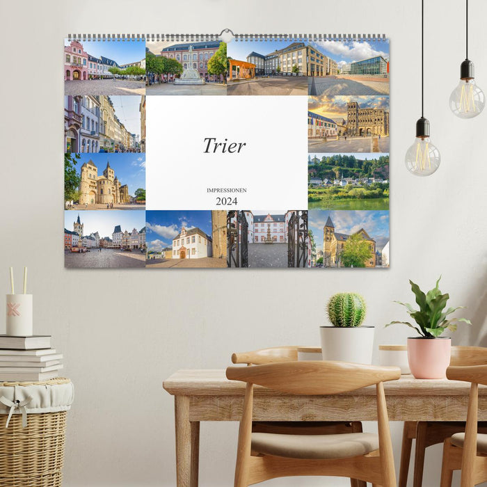 Trier Impressionen (CALVENDO Wandkalender 2024)