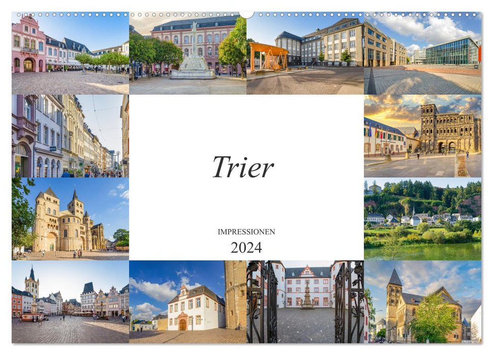 Trier Impressionen (CALVENDO Wandkalender 2024)