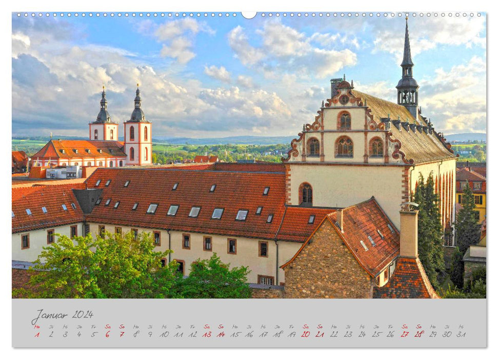 Fulda Kleinod zwischen Rhön und Vogelsberg (CALVENDO Premium Wandkalender 2024)