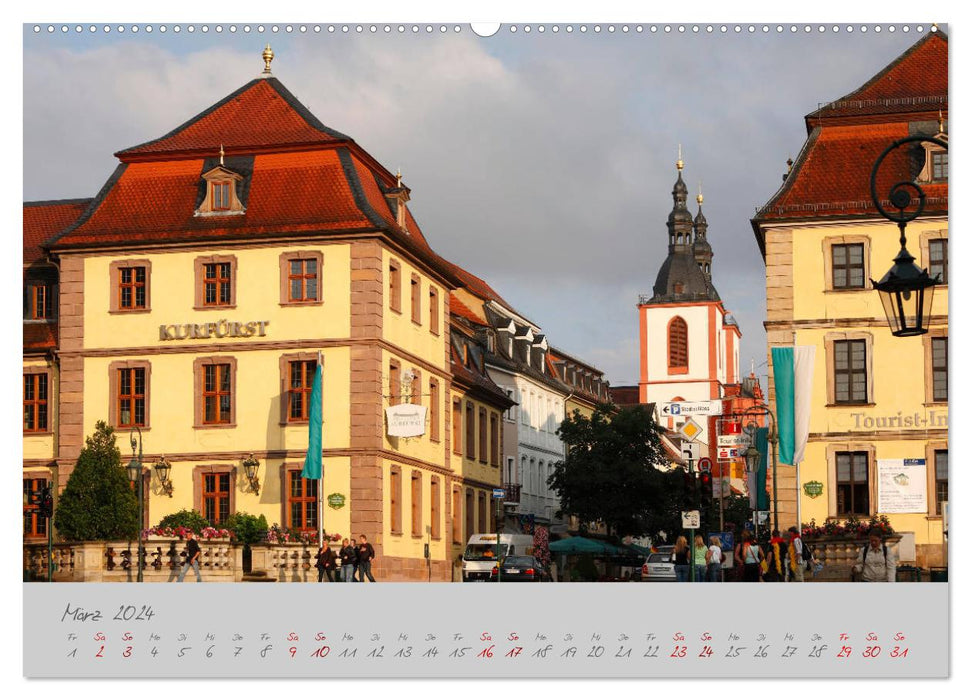 Fulda Kleinod zwischen Rhön und Vogelsberg (CALVENDO Premium Wandkalender 2024)
