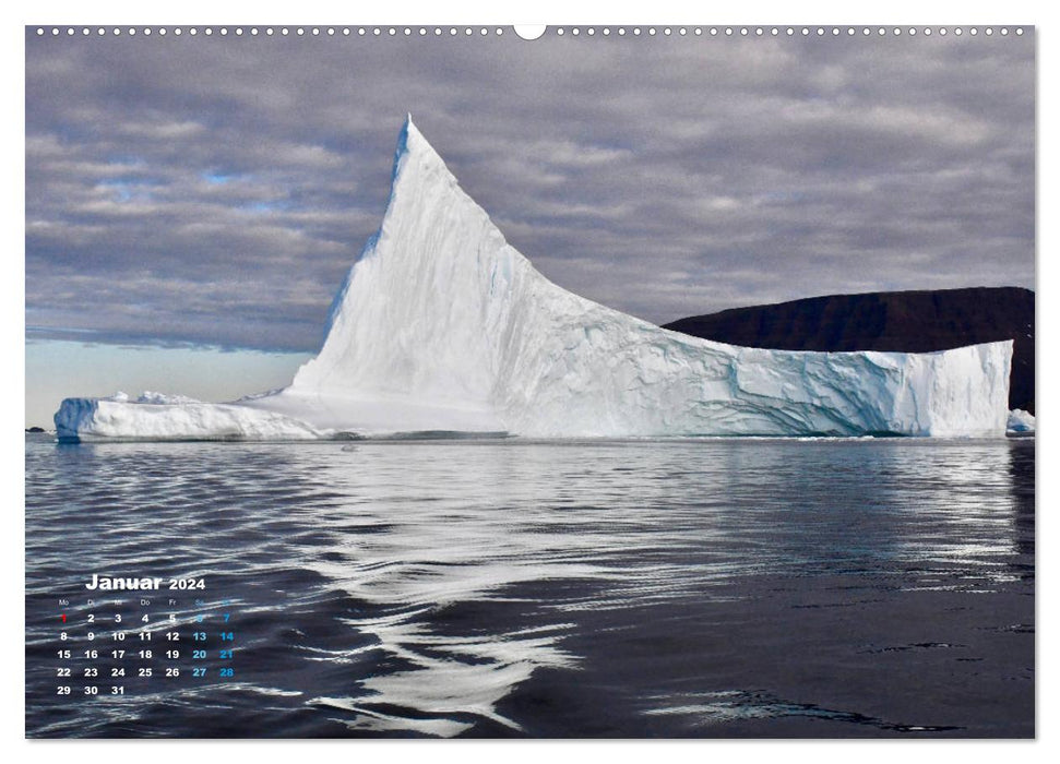 Eisbergzauber (CALVENDO Wandkalender 2024)