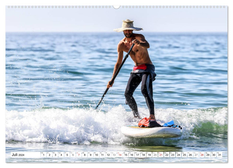 Wassersport - Meer und Strand (CALVENDO Premium Wandkalender 2024)