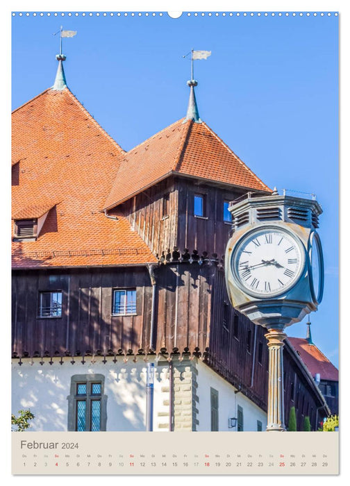 MEERSBURG UND KONSTANZ Historie am Bodensee (CALVENDO Premium Wandkalender 2024)