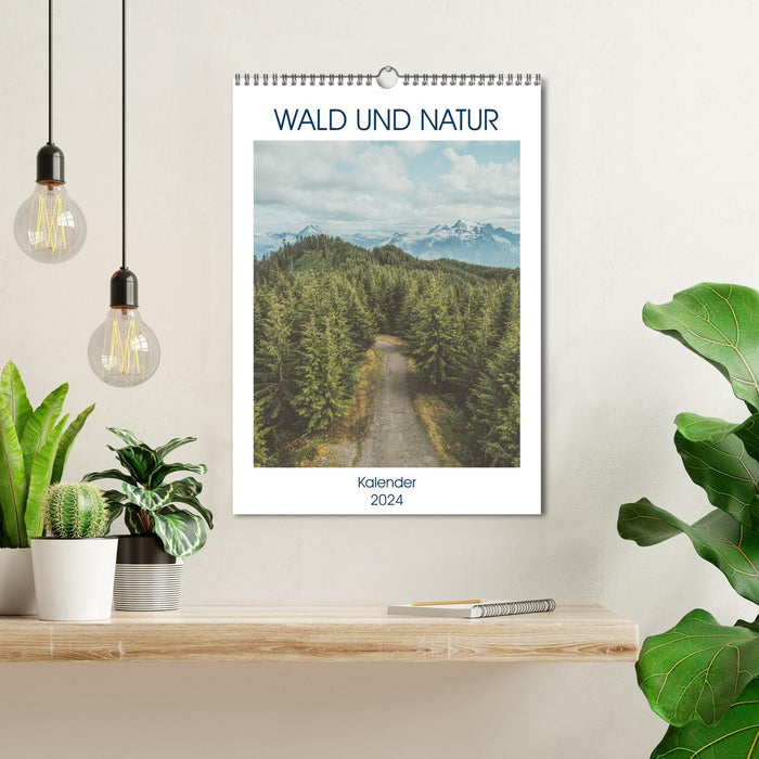 Wald und Natur (CALVENDO Wandkalender 2024)