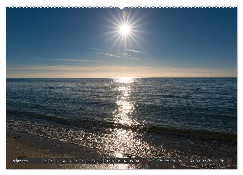 Blick aufs ruhige Meer (CALVENDO Premium Wandkalender 2024)
