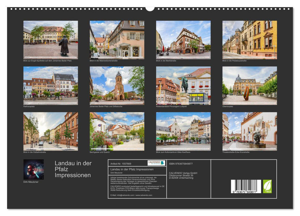 Landau in der Pfalz Impressionen (CALVENDO Premium Wandkalender 2024)
