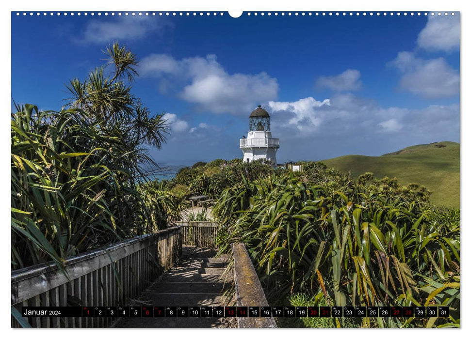 Neuseeland - Paradies Nordinsel (CALVENDO Wandkalender 2024)