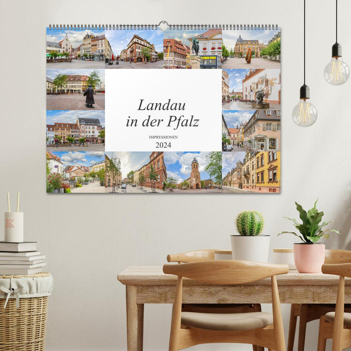 Landau in der Pfalz Impressionen (CALVENDO Wandkalender 2024)