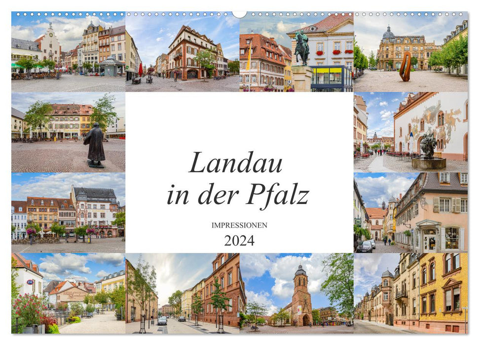 Landau in der Pfalz Impressions (Calendrier mural CALVENDO 2024) 
