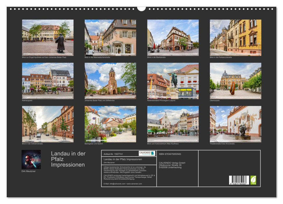 Landau in der Pfalz Impressions (Calendrier mural CALVENDO 2024) 