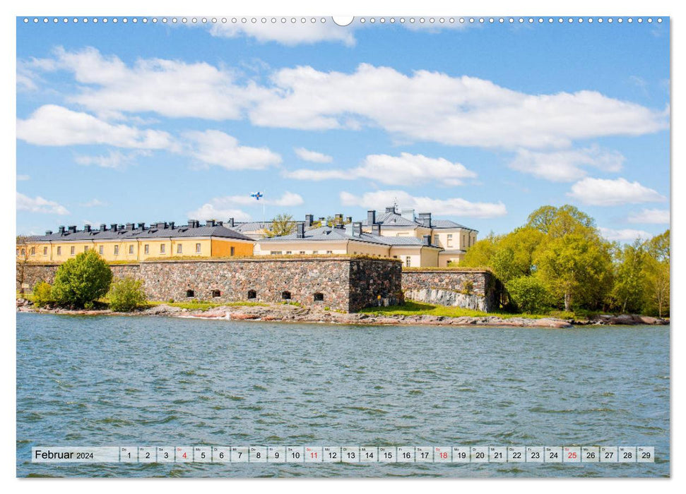 Helsinki - Wunderschöne Ostseemetropole (CALVENDO Premium Wandkalender 2024)