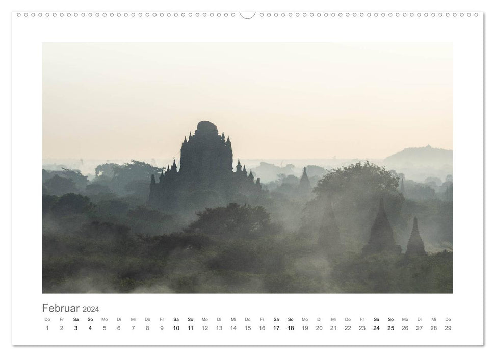 Myanmar - ein echter Blickfang (CALVENDO Premium Wandkalender 2024)