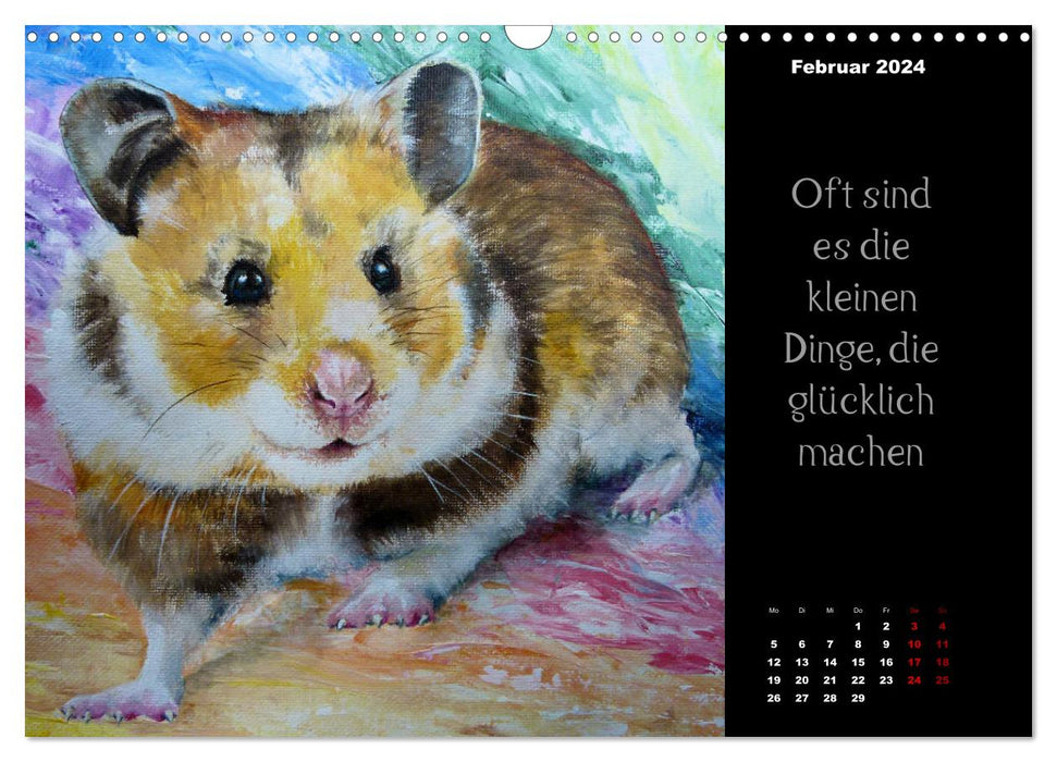 Die Botschaft der Krafttiere (CALVENDO Wandkalender 2024)