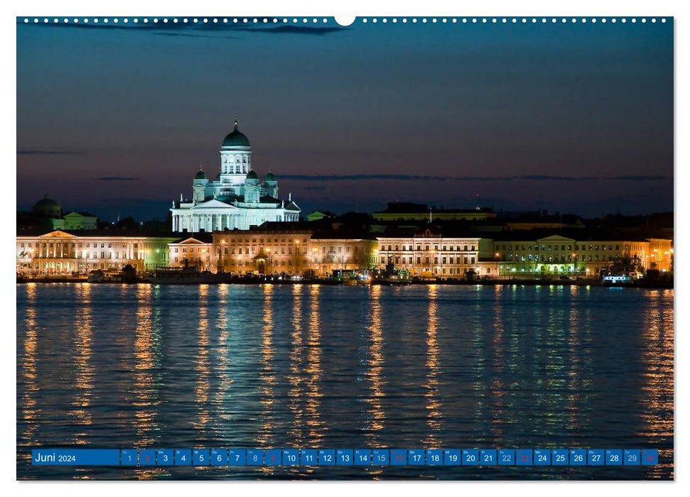 Helsinki - Die lebenswerteste Stadt der Welt (CALVENDO Wandkalender 2024)