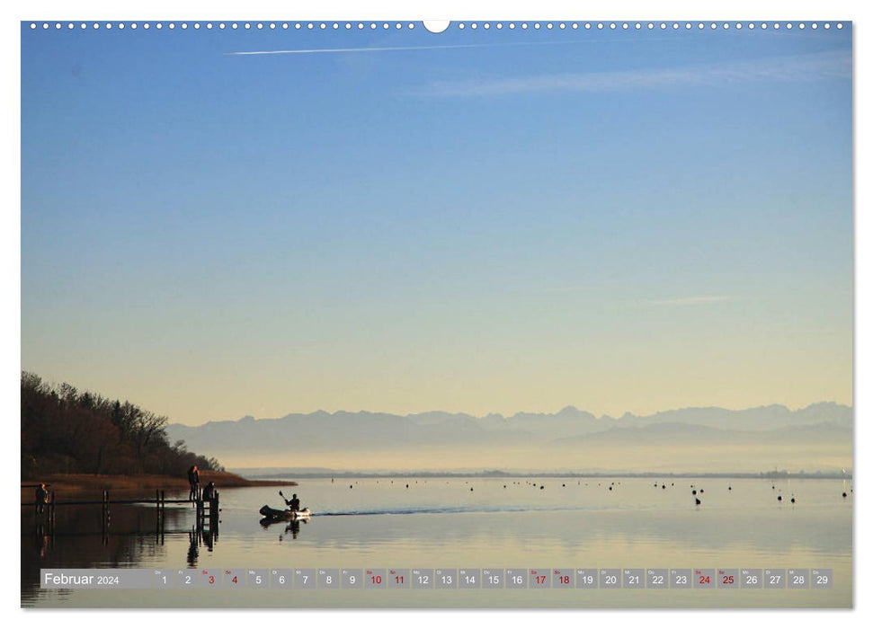 Mein Ammersee - am Ostufer entlang (CALVENDO Premium Wandkalender 2024)