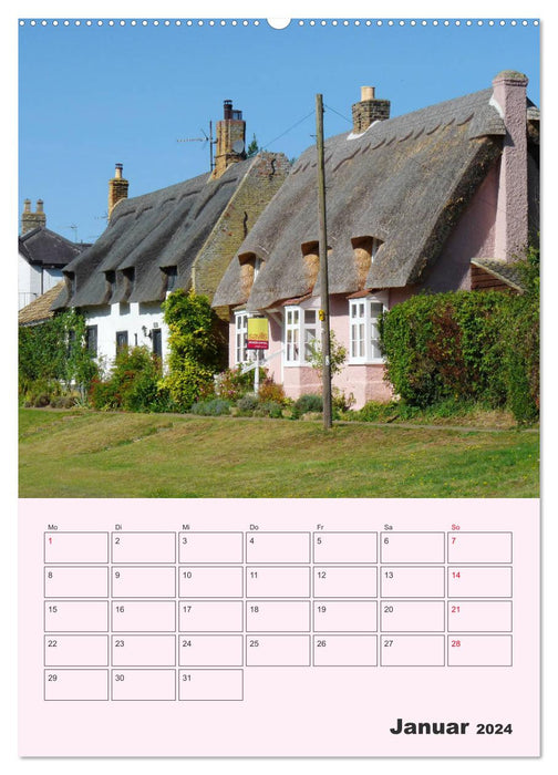 East Anglia - Le bel Est de l'Angleterre (calendrier mural CALVENDO 2024) 