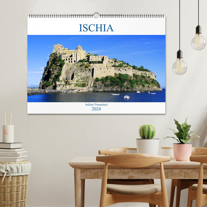 Ischia - L'île de rêve d'Italie (calendrier mural CALVENDO 2024) 