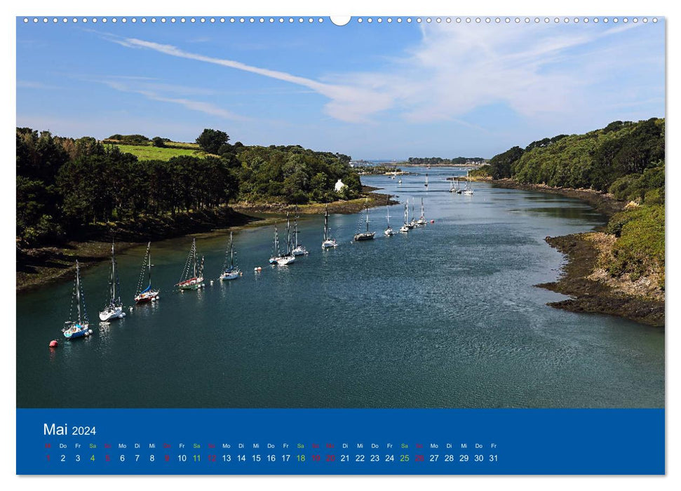 Côte des Légendes Sur la côte ouest sauvage de la Bretagne (Calendrier mural CALVENDO Premium 2024) 