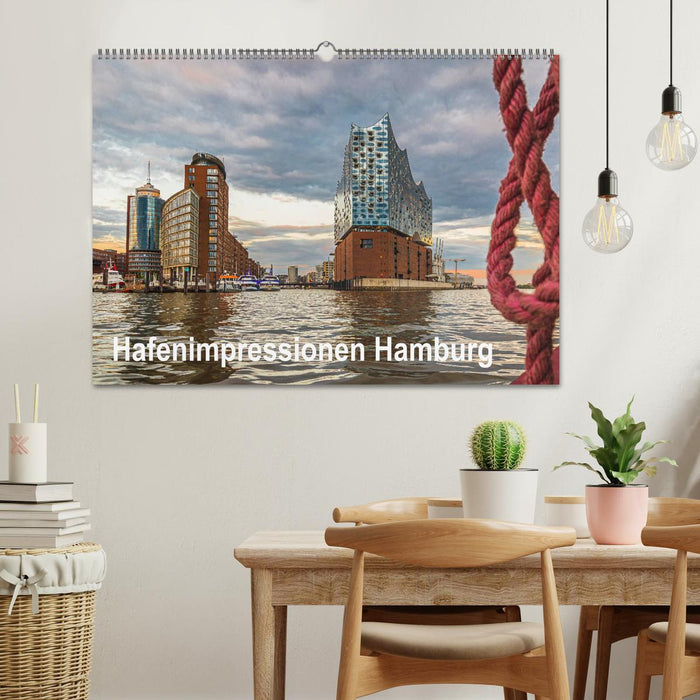 Hafenimpressionen Hamburg 2024 (CALVENDO Wandkalender 2024)
