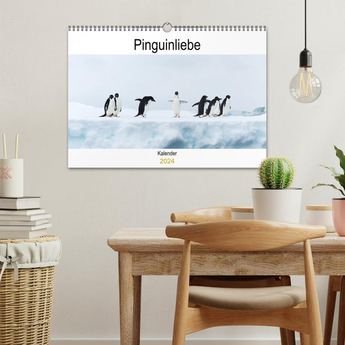 Pinguinliebe (CALVENDO Wandkalender 2024)