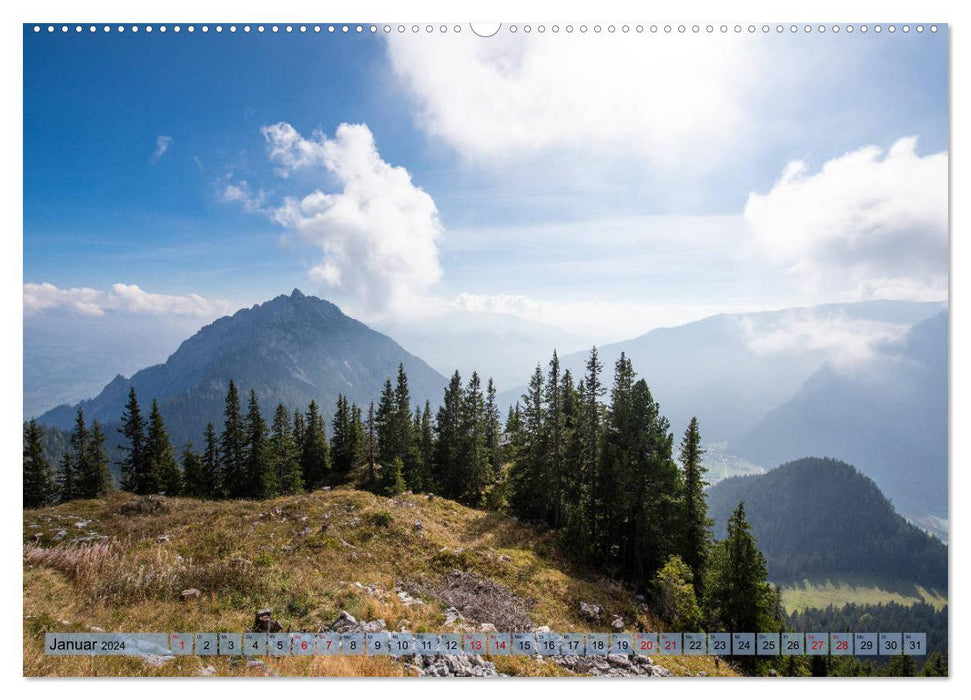 Urlaub in den Tiroler Bergen - Karwendel und Rofangebirge (CALVENDO Premium Wandkalender 2024)