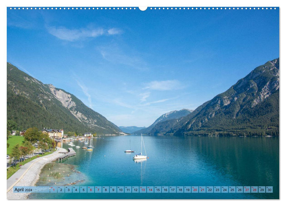 Urlaub in den Tiroler Bergen - Karwendel und Rofangebirge (CALVENDO Premium Wandkalender 2024)