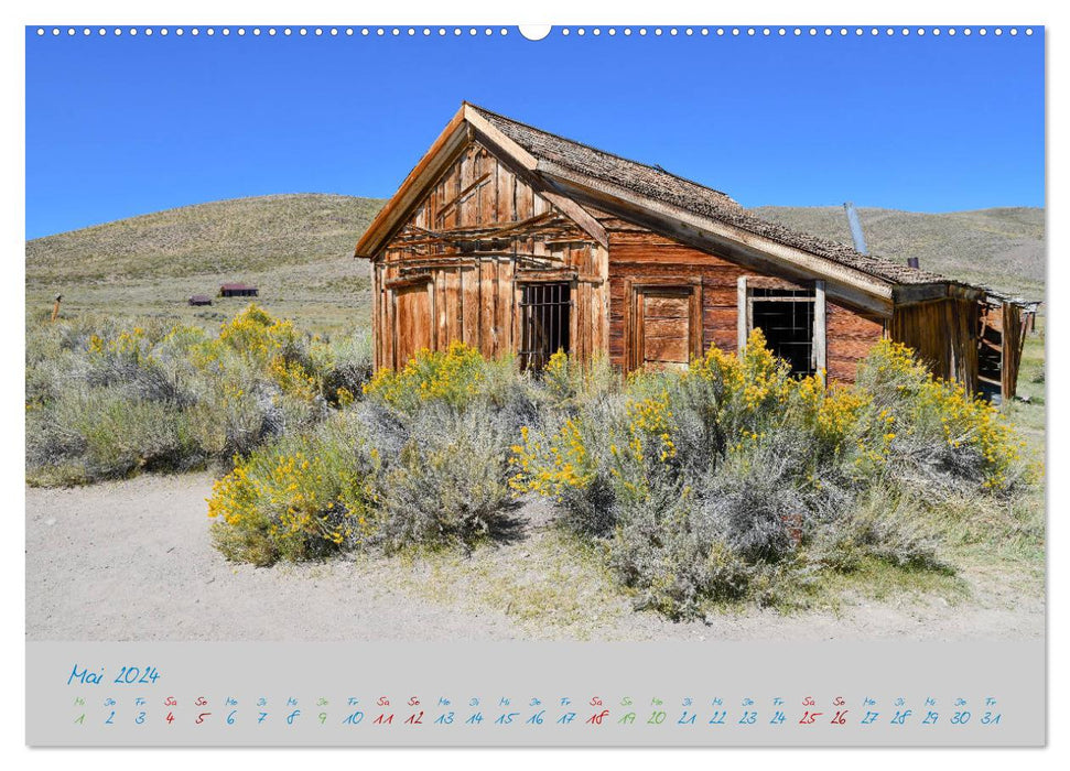 Bodie beauté abandonnée (Calendrier mural CALVENDO 2024) 