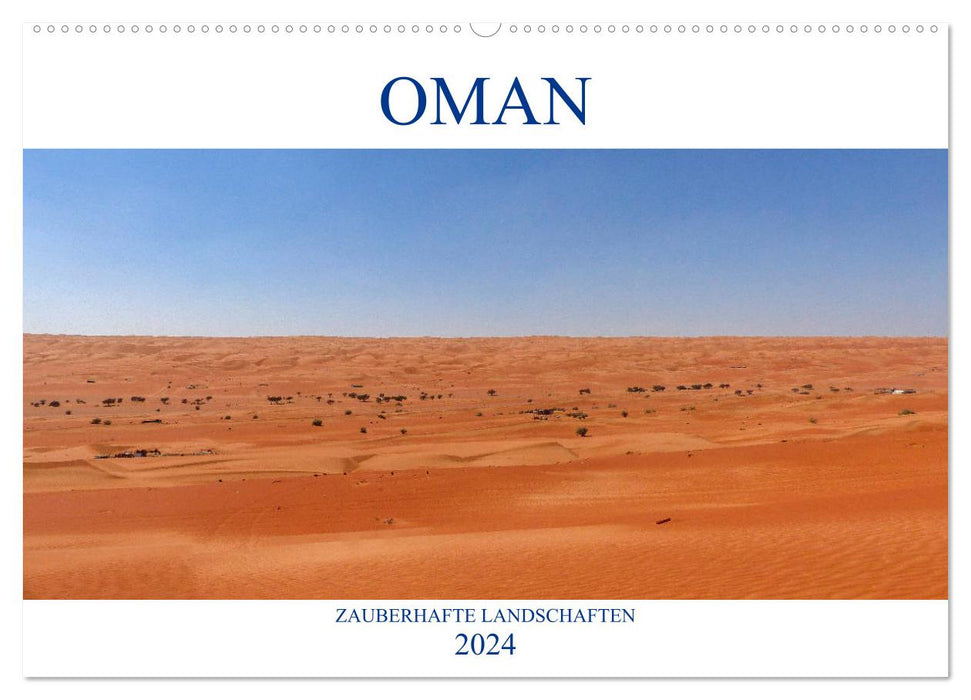 Oman - paysages magiques (calendrier mural CALVENDO 2024) 