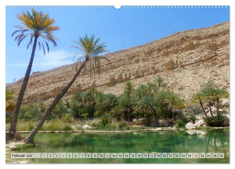 Oman - paysages magiques (calendrier mural CALVENDO 2024) 