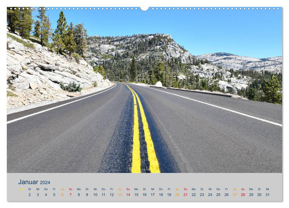 Straßen in den USA (CALVENDO Premium Wandkalender 2024)