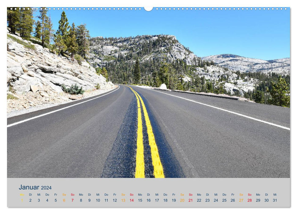 Rues aux États-Unis (Calendrier mural CALVENDO Premium 2024) 