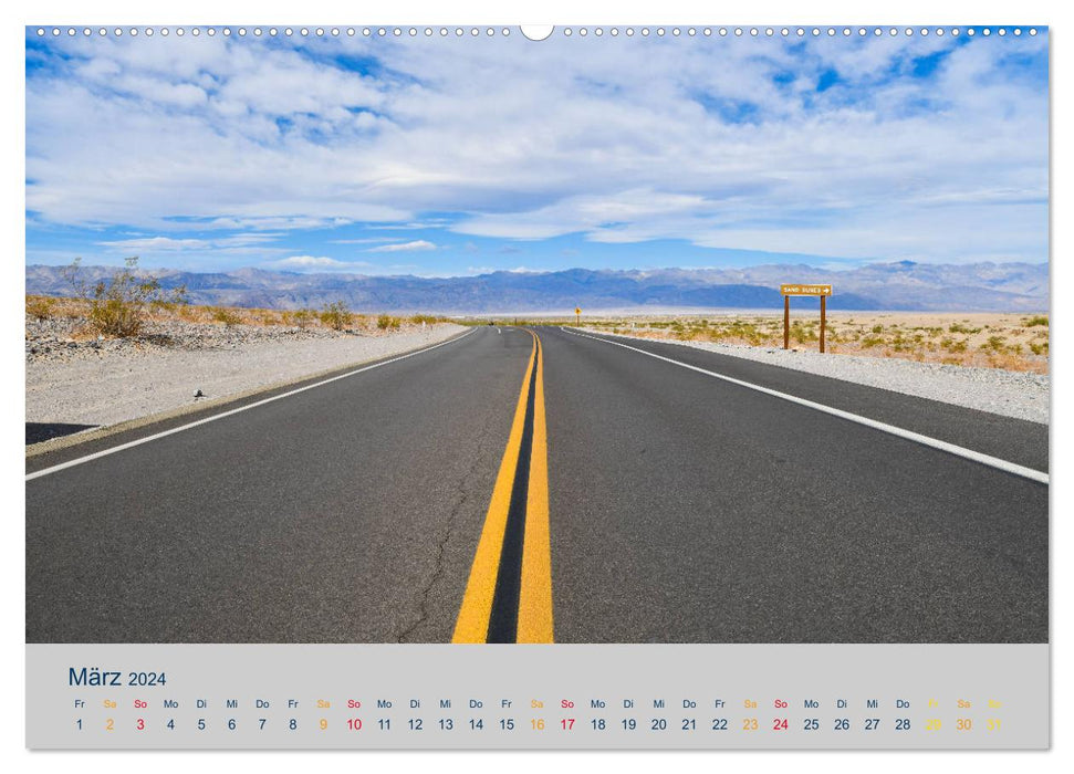 Straßen in den USA (CALVENDO Premium Wandkalender 2024)