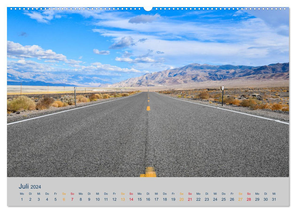 Straßen in den USA (CALVENDO Premium Wandkalender 2024)