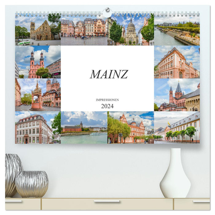 Mainz Impressionen (CALVENDO Premium Wandkalender 2024)
