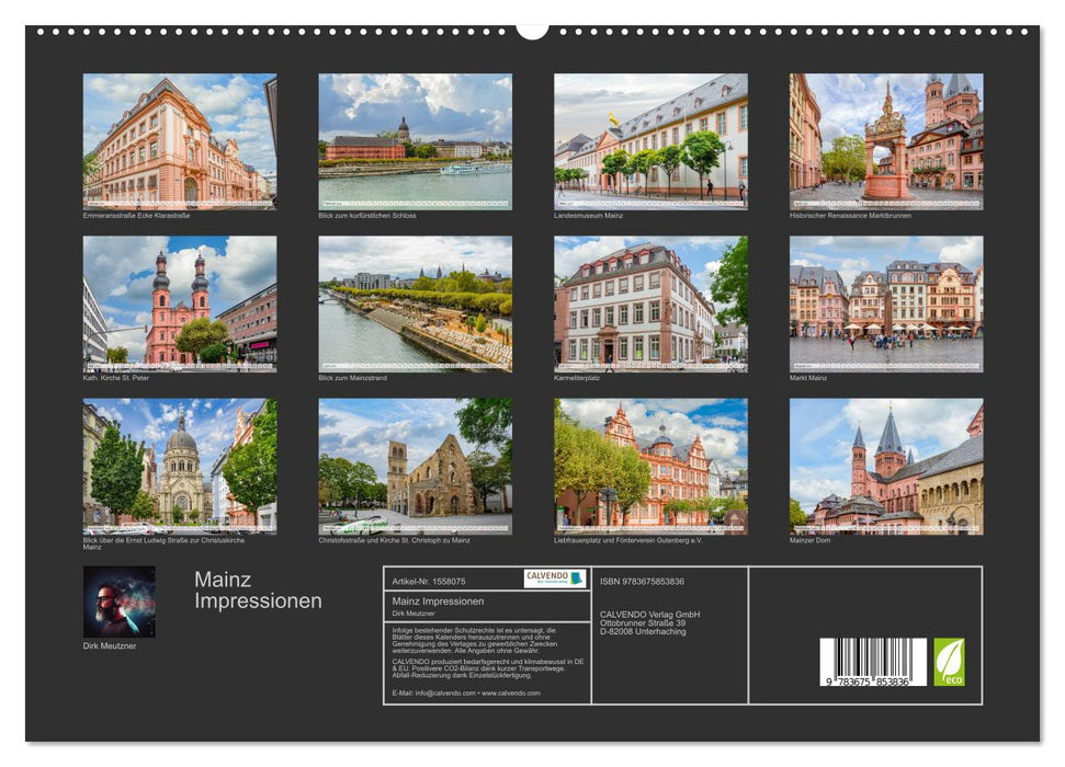 Mainz Impressionen (CALVENDO Premium Wandkalender 2024)