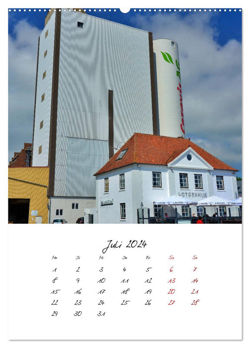 Burgstaaken an der Südküste von Fehmarn (CALVENDO Premium Wandkalender 2024)
