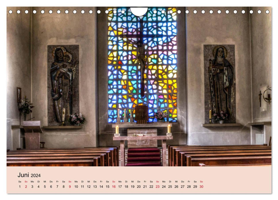 Vergessene Kirchen und Kapellen (CALVENDO Wandkalender 2024)