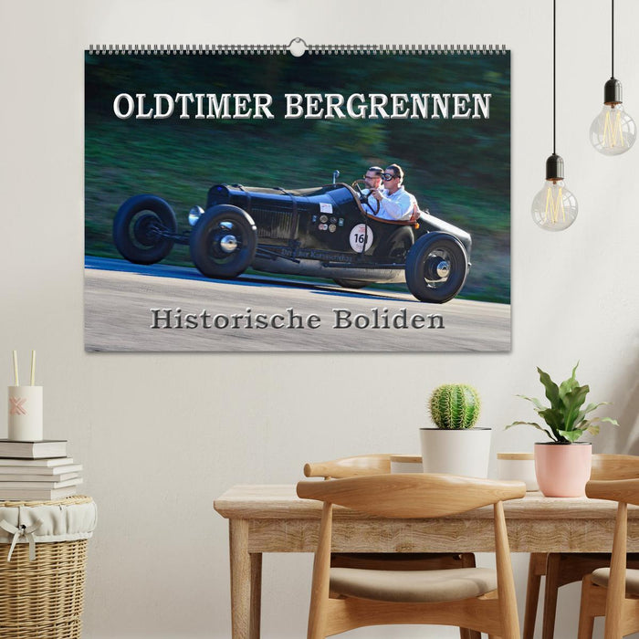 OLDTIMER BERGRENNEN - Historische Boliden (CALVENDO Wandkalender 2024)