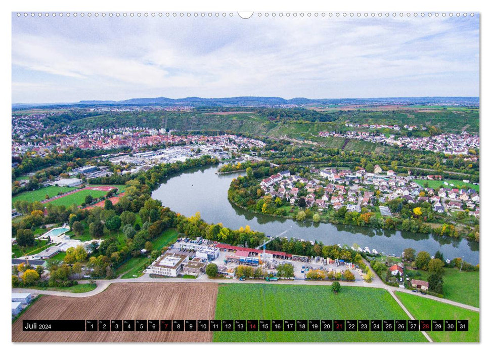 Ausblicke - Baden-Württemberg von Oben (CALVENDO Premium Wandkalender 2024)