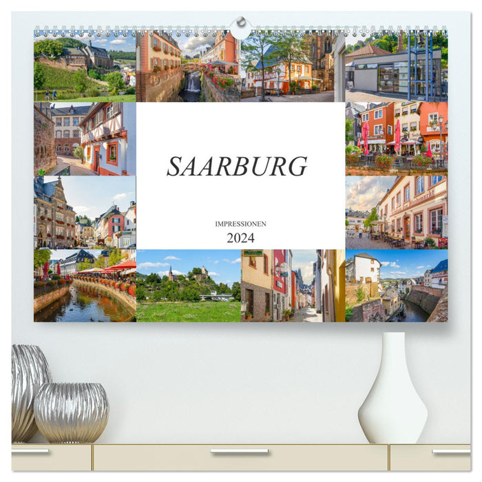 Saarburg Impressionen (CALVENDO Premium Wandkalender 2024)