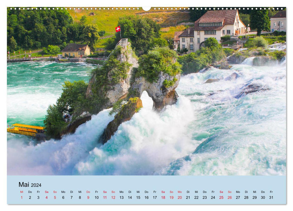 Impressionen vom Hochrhein (CALVENDO Wandkalender 2024)